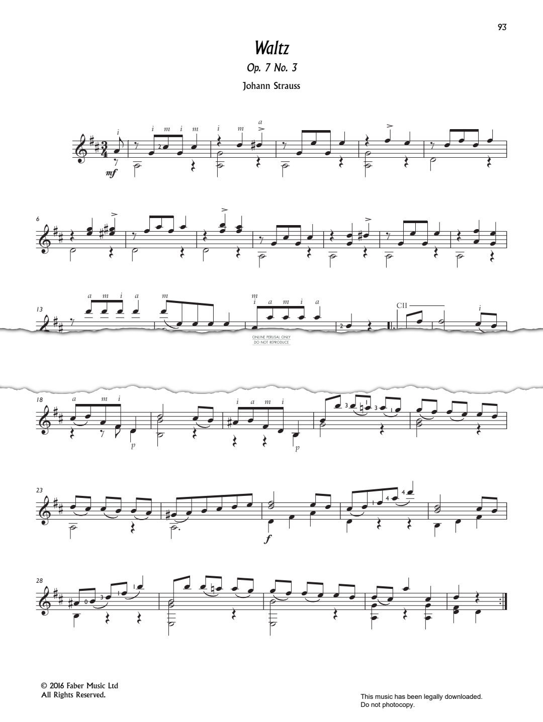 Product gallery: Page 1 of 1 Waltz (Op.7 No.3), Johann Strauss