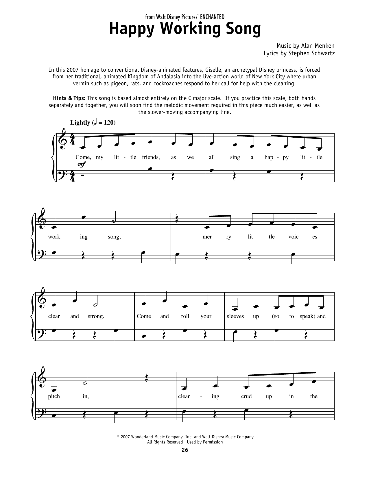 Product picture to: Happy Working Song (from Enchanted)