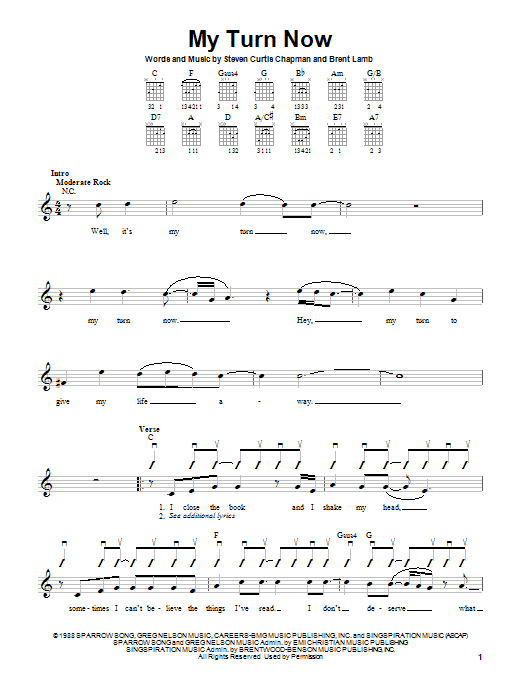 Product gallery: Page 1 of 1 My Turn Now, Steven Curtis Chapman