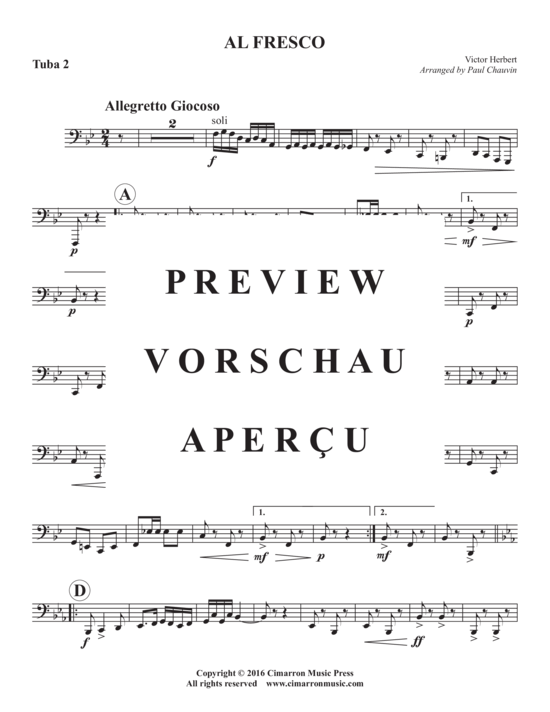 Product gallery: Page 17 of 18 Al Fresco , , (Tuba Quartett EETT)