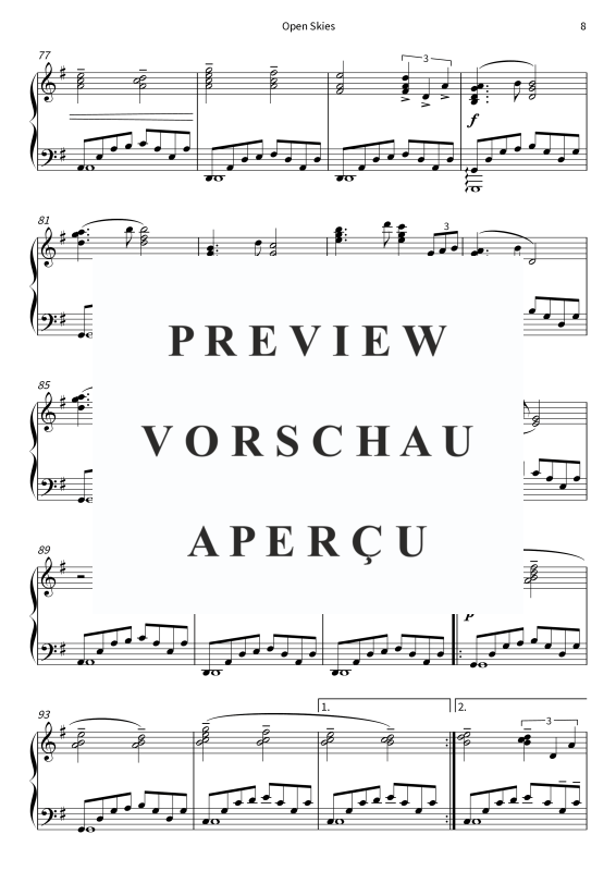 gallery: Open Skies - 7 poetische Klavierstücke, Hauke Kranz - Die Tastenflüsterin, (Klavier Solo)
