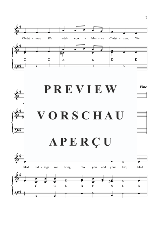 Product gallery: Page 4 of 5 We Wish You a Merry Christmas, , Accordion and vocals