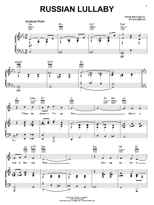 Produktbild zu: Russian Lullaby