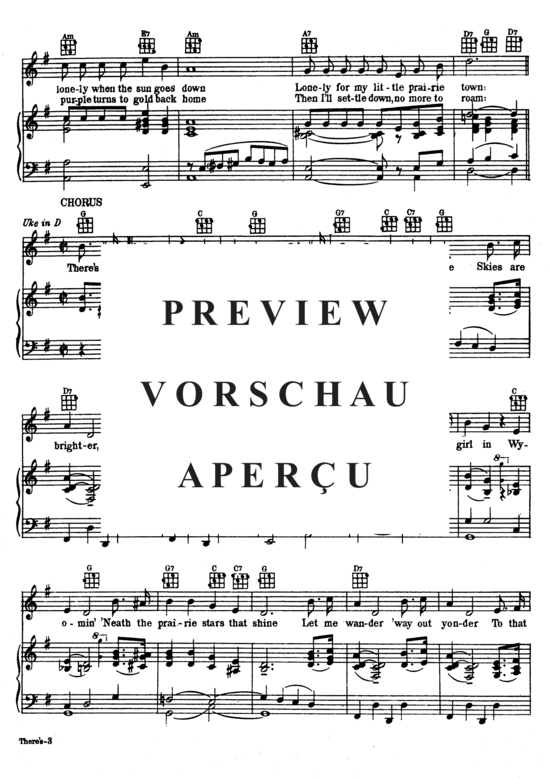 Produktgalerie: Seite 5 von 8 There's A Home In Wyomin' , Popular Standard, Klavier und Gesang