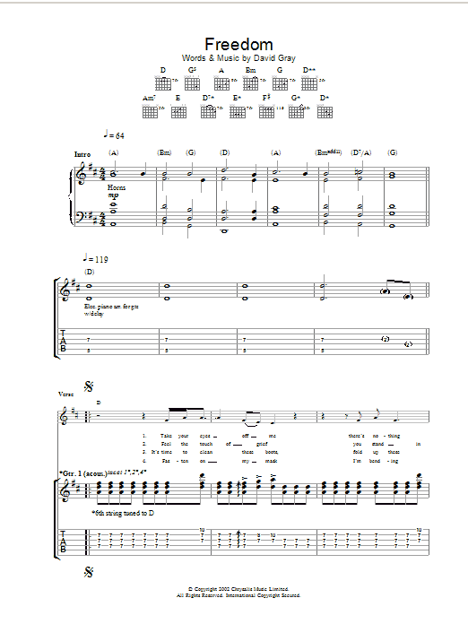Product gallery: Page 1 of 1 Freedom, David Gray