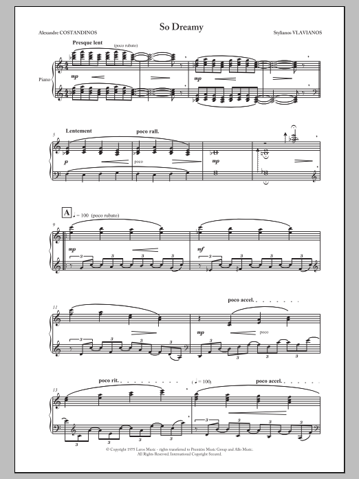 Produktbild zu:  So Dreamy - Stylianos Vlavianos