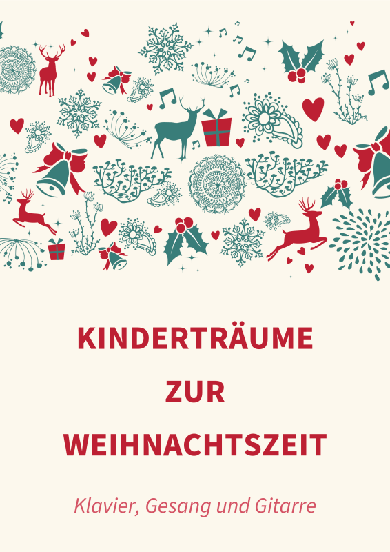 Produktbild zu: Kinderträume zur Weihnachtszeit - Fröhliche Melodien für Gesang und Begleitung