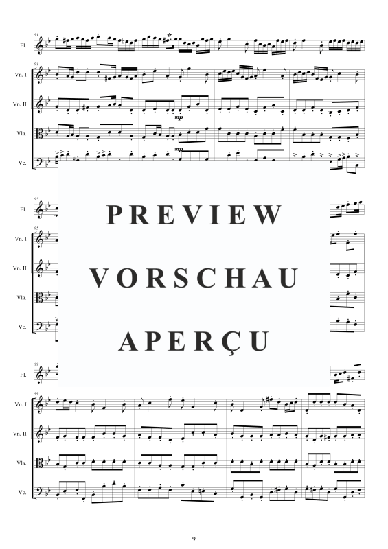 Produktgalerie: Seite 10 von 11 Concerto No.11 to 5 in G-Moll Op.5, , Querflöte Solo und Streicher Ensemble