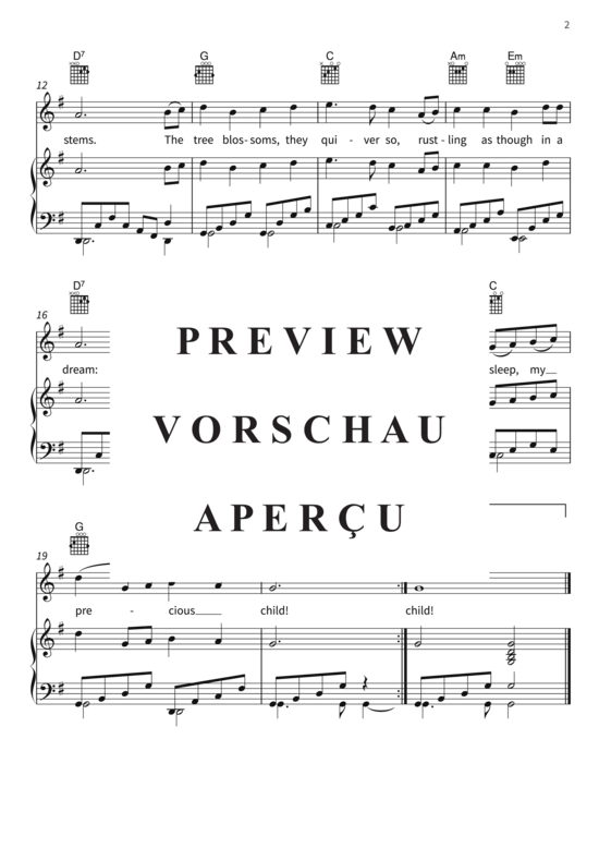 Produktgalerie: Seite 5 von 6 The Blossoms Already Slumber, , (Gesang + Klavier, Gitarre)