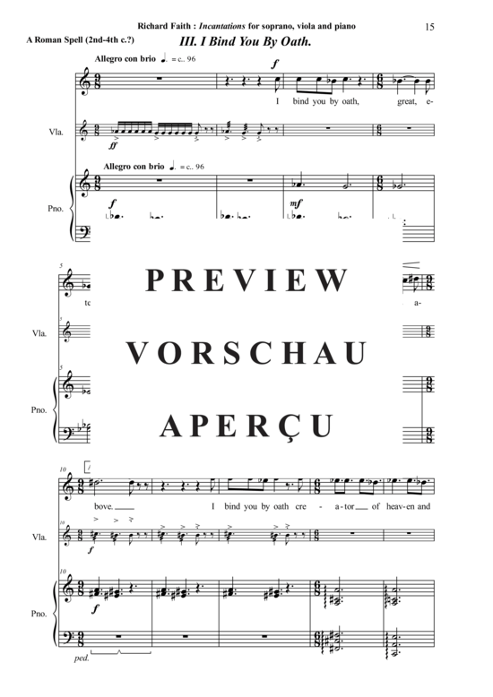Product gallery: Page 16 of 21 Incantations , , (soprano, viola + piano)