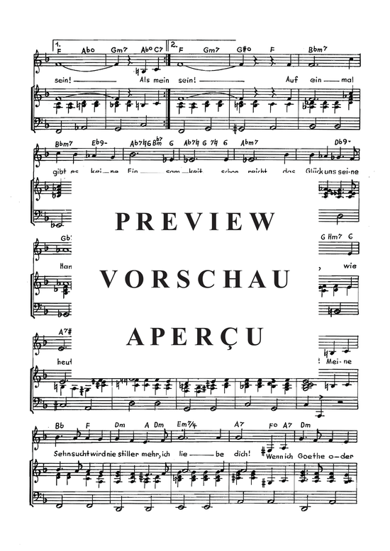 Product gallery: Page 5 of 5 Es ist so herrlich, verliebt zu sein , , Piano and Voice