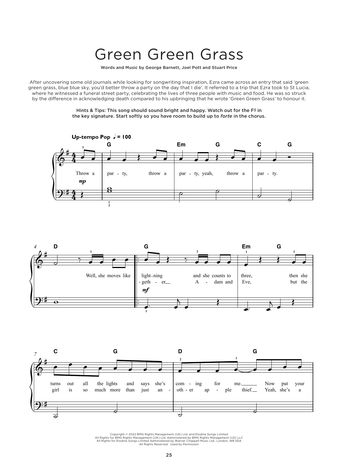 Produktbild zu: Green Green Grass