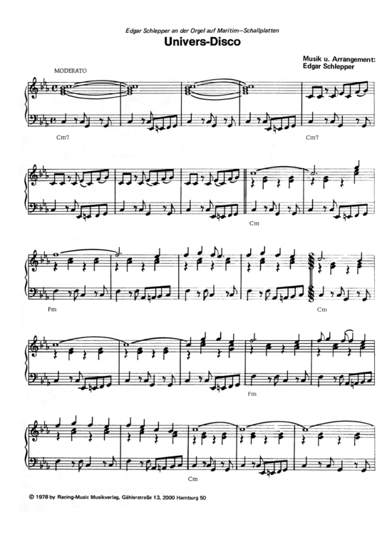 Produktbild zu: Univers-Disco Edgar Schlepper