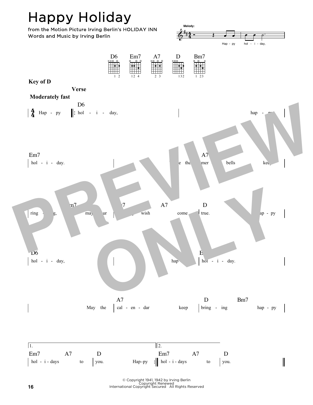 Produktbild zu: Happy Holiday