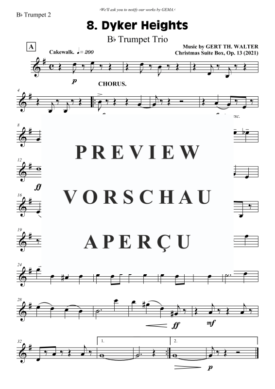 Produktgalerie: Seite 5 von 6 Dyker Heights, , (Trompeten Trio)