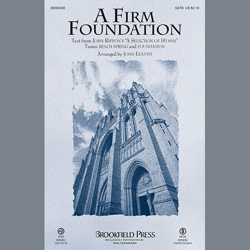 cover: A Firm Foundation, John Leavitt