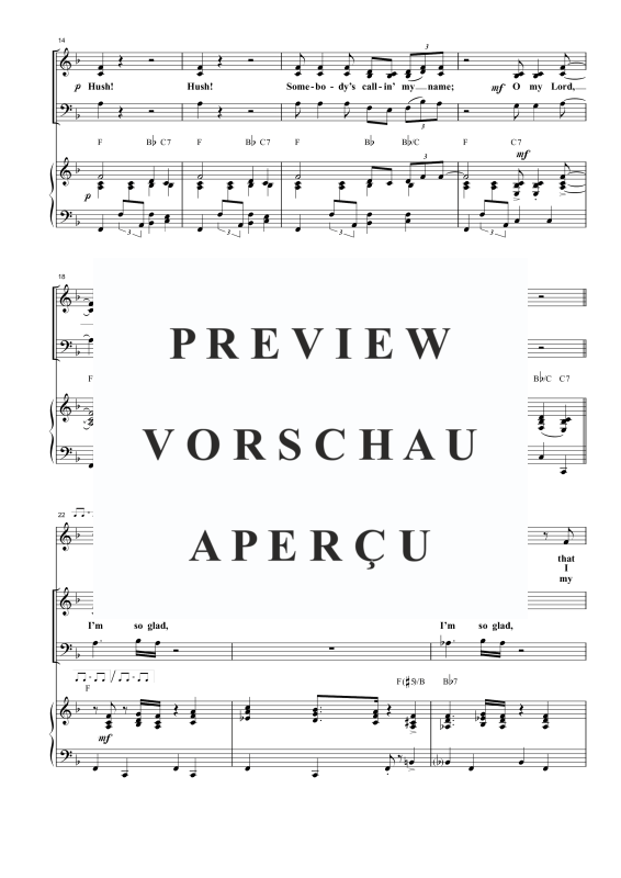 Produktgalerie: Seite 7 von 8 Hush!, , Gemischter Chor SAB, Solo und Klavier