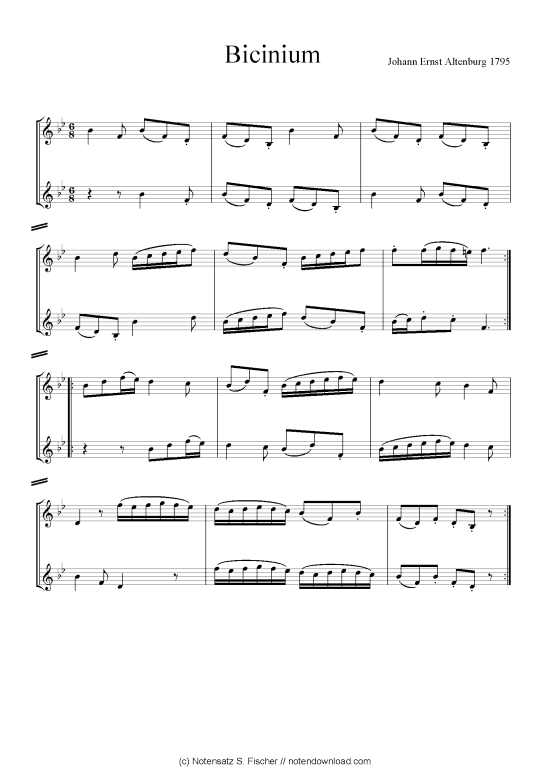 Product gallery: Page 1 of 1 Bicinium , , (Duet wind instruments)