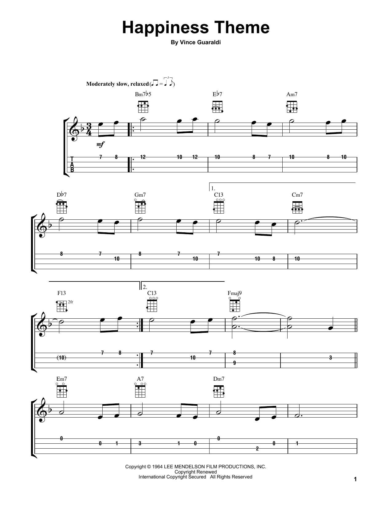Product gallery: Page 1 of 1 Happiness Theme, Vince Guaraldi