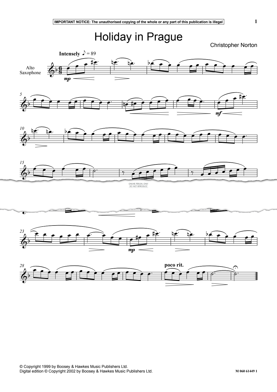 Produktgalerie: Seite 1 von 1 Holiday in Prague, Christopher Norton, Klavier, Saxophon