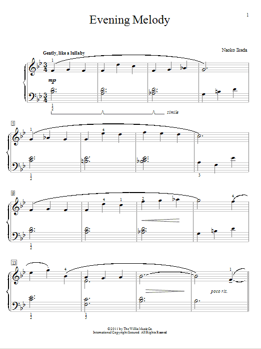 Product picture to: Evening Melody