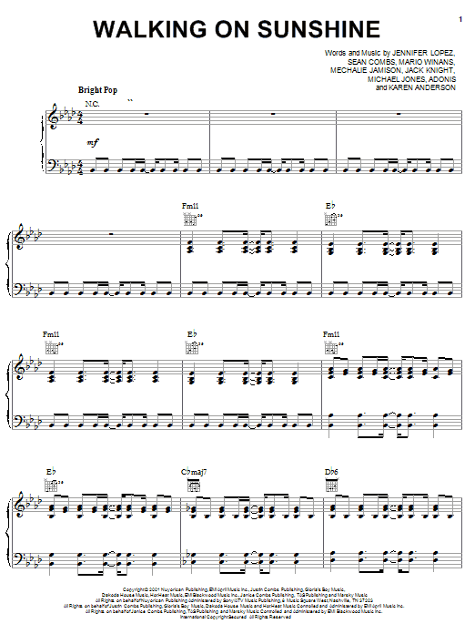 Produktbild zu: Walking On Sunshine