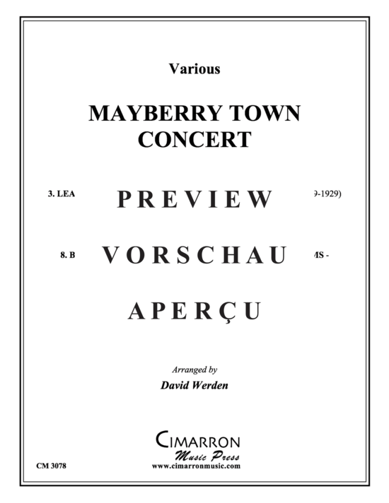 Product gallery: Page 2 of 21 Mayberry Town Concert , , (Tuba Quartett EETT)
