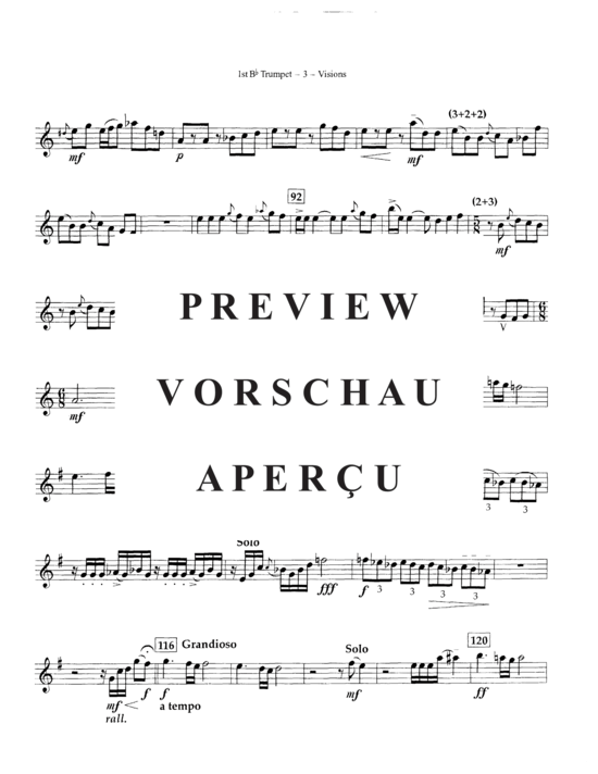 Produktgalerie: Seite 17 von 21 Visions , , (Blechbläserquartett 2x Trompete, Euphonium + Tuba)