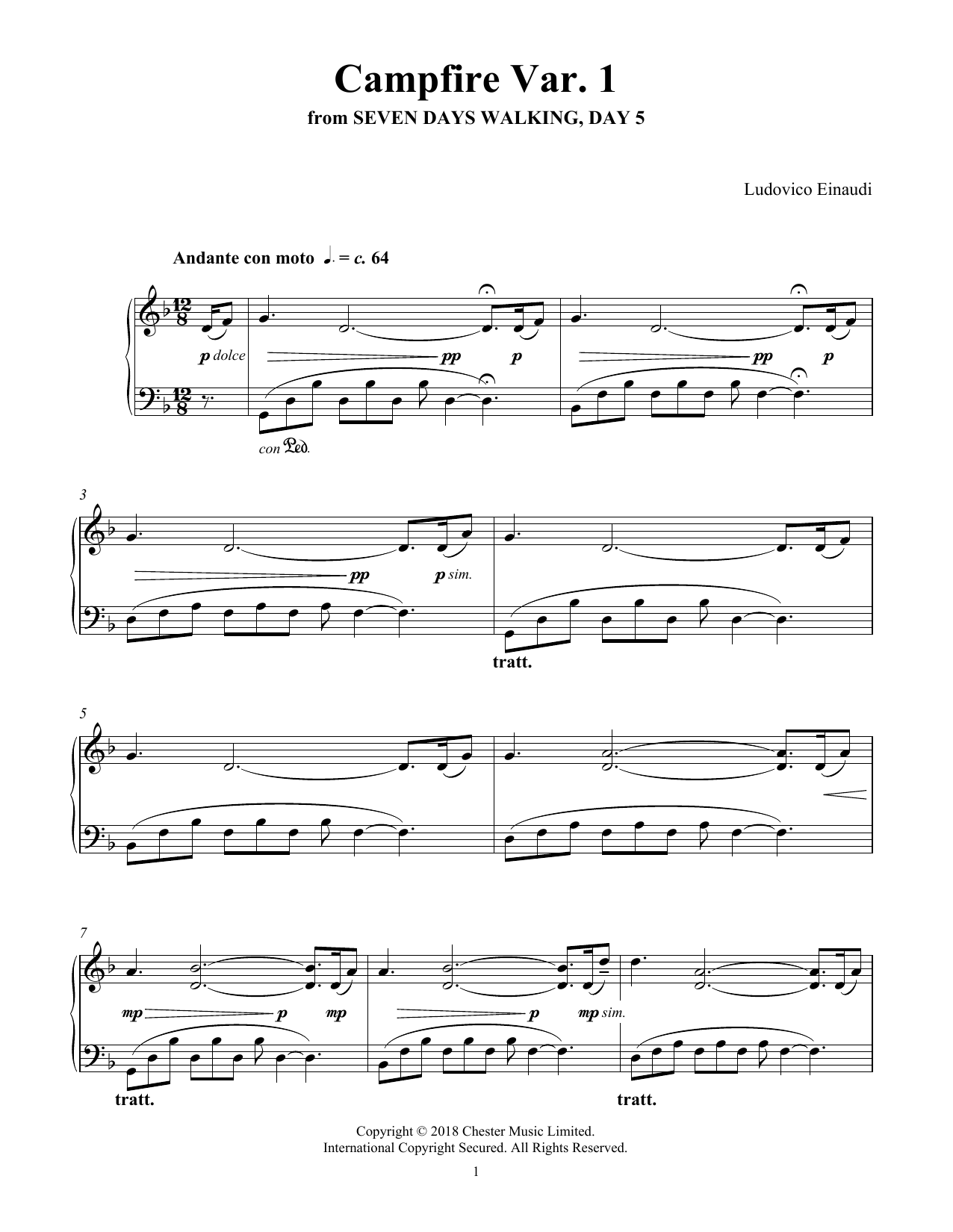 Produktbild zu: Campfire Var. 1 (from Seven Days Walking: Day 5)