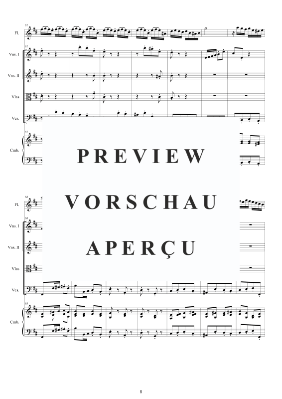 Product gallery: Page 9 of 11 Non sa che sia dolore - Cantata BWV 209, , Mixed Ensemble Soprano, Flute, Strings and Harpsichord Bc