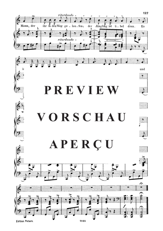 Product gallery: Page 3 of 3 Ein jüngling liebt ein mädchen, Op.48 No.11, , Low Voice and Piano