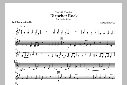 Produktbild zu:  Ricochet Rock - 2nd Trumpet in Bb - 