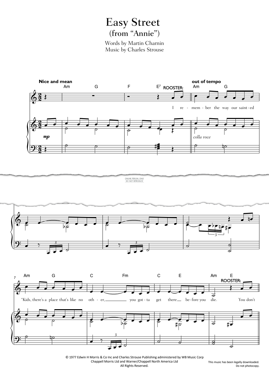 Produktbild zu: Easy Street (from "Annie")