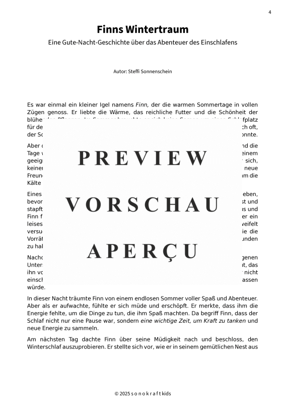 gallery: Finns Wintertraum - Eine Gute-Nacht-Geschichte über das Abenteuer des Einschlafens, , Vocalsandchords - Leadsheet