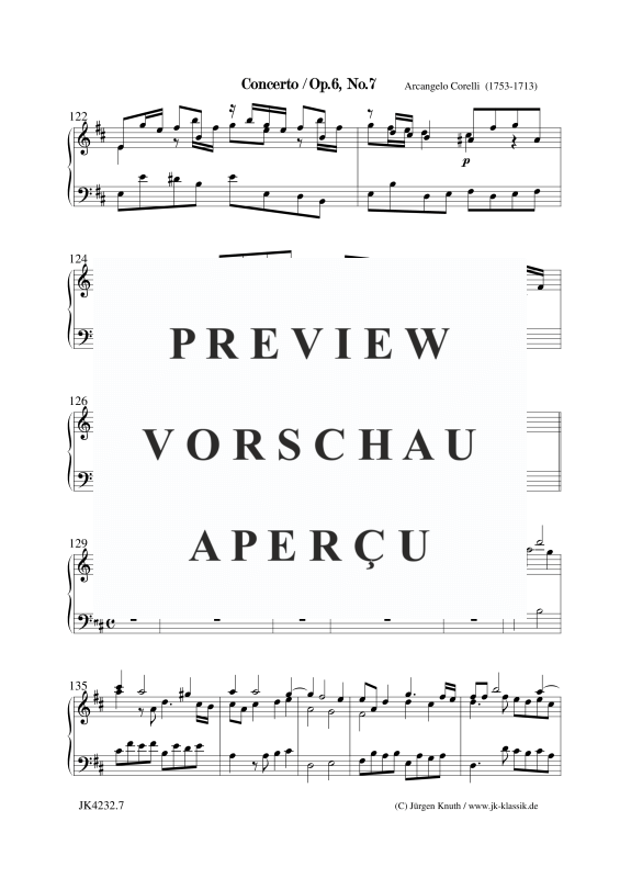 gallery: Concerto Op.6. No.7, , Klavier Solo