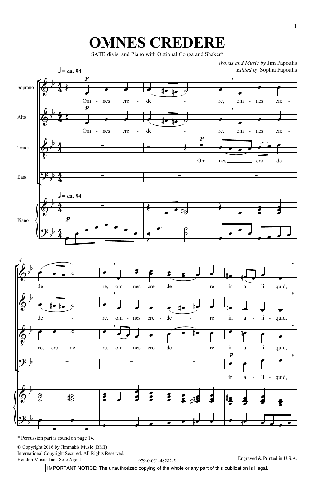 Produktbild zu: Omnes Credere