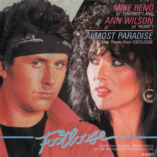 cover: Almost Paradise, Ann Wilson & Mike Reno