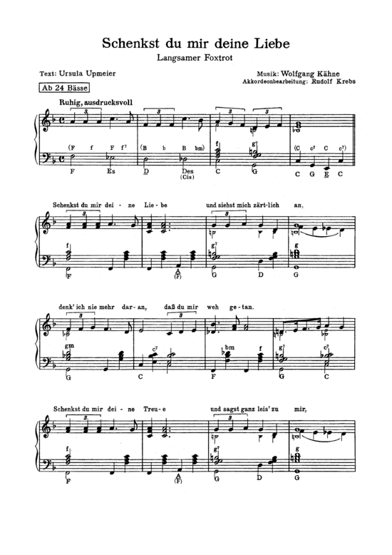 Product picture to: Schenkst du mir deine Liebe Günter Oppenheimer & Orchestra