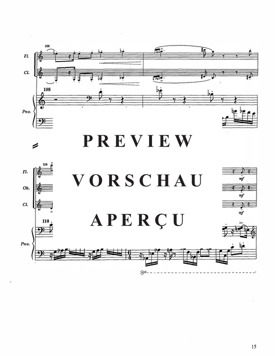 Product gallery: Page 18 of 21 Short Story , , (flute, clarinet, oboe, cello and piano)