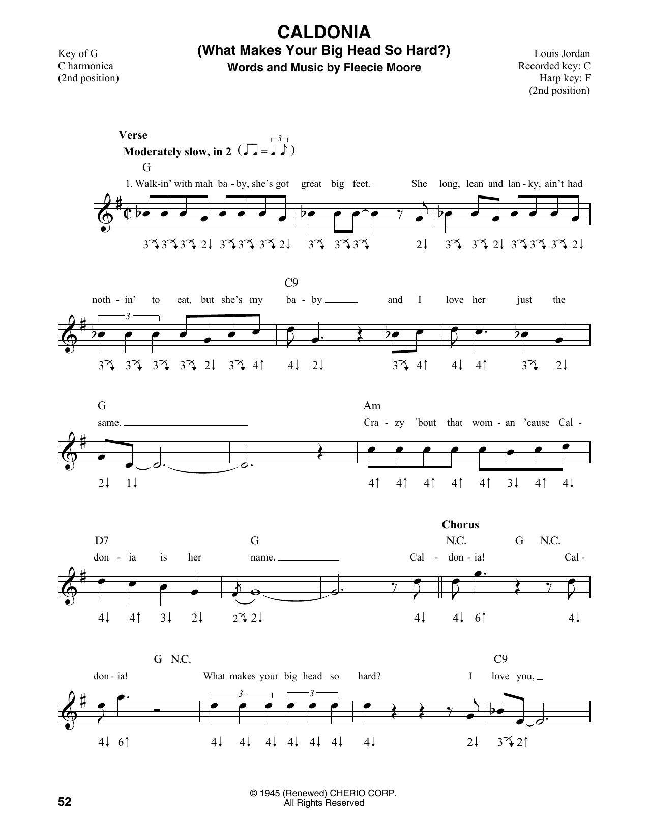 Product gallery: Page 1 of 1 Caldonia (What Makes Your Big Head So Hard?), Woody Herman & His Orchestra