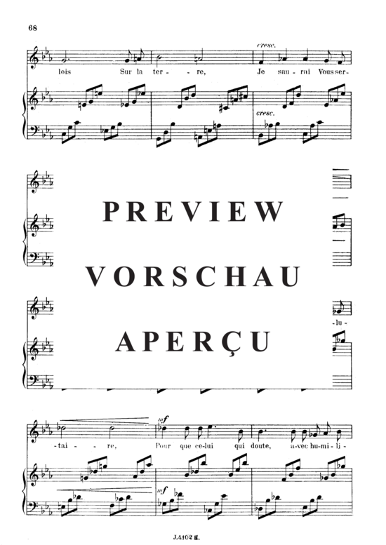 Product gallery: Page 3 of 5 En prière, , Medium Voice and Piano