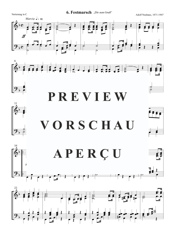 Product gallery: Page 2 of 5 Festmarsch „Dir zum Gruß”, , Trombone Choir