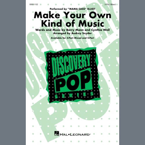 Produktbild zu: Make Your Own Kind Of Music (arr. Audrey Snyder)