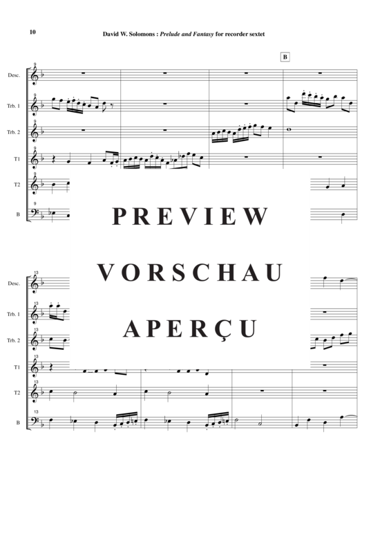 Product gallery: Page 11 of 21 Prelude and Fantasy , , (1x soprano, 2x alto, 2x tenor + 1x bass recorder)