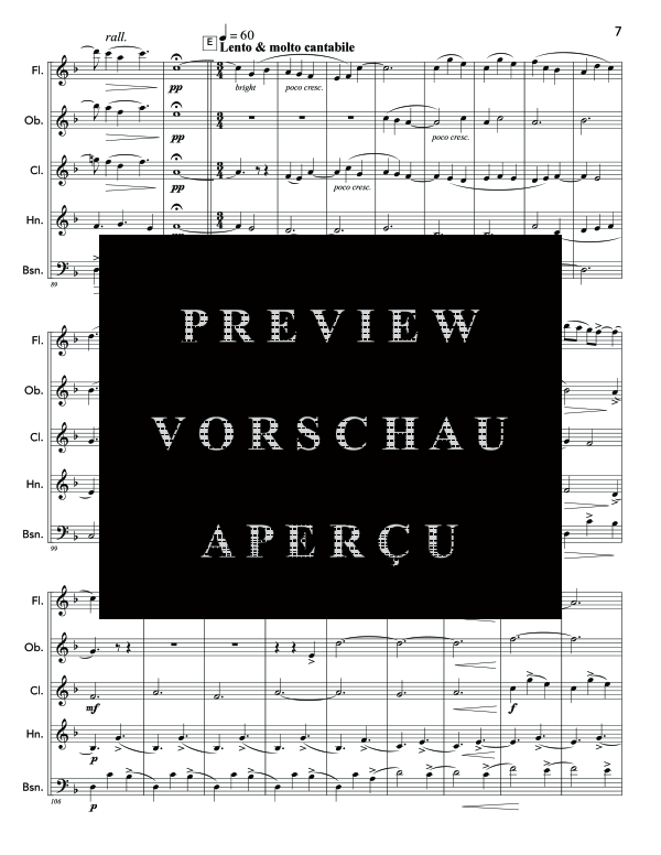 Produktgalerie: Seite 11 von 11 TAnGoRmAcIóN, , (Holzbläser Quintett)