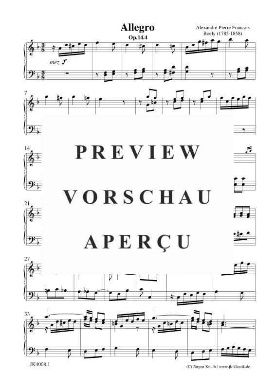 gallery: Allegro Op. 14.4, , (Klavier Solo)
