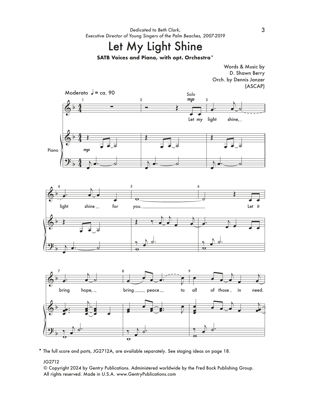 Produktbild zu: Let My Light Shine
