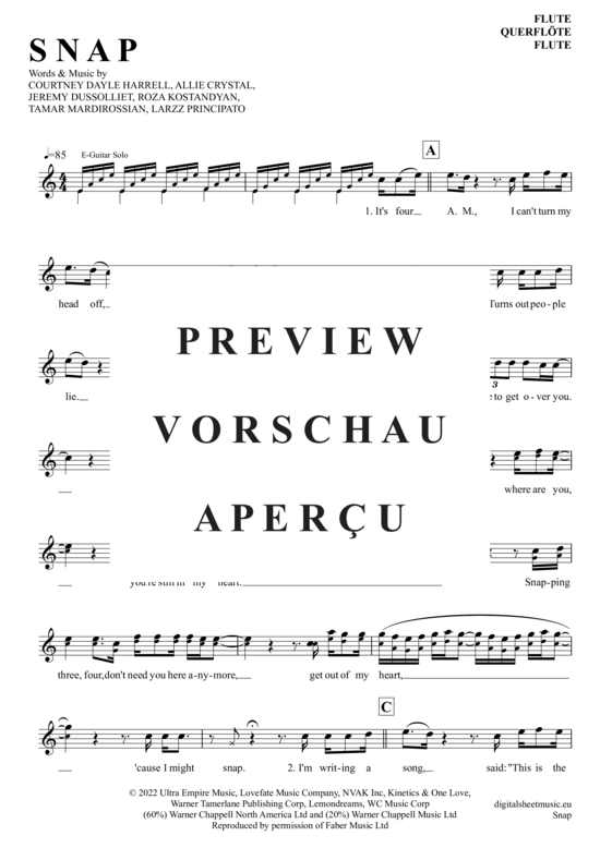 Product gallery: Page 2 of 4 Snap , Linn Rosa, (transverse flute)