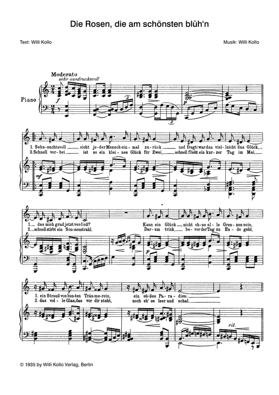 Produktbild zu: Die Rosen die am schönsten blühn