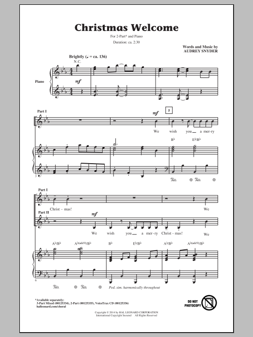 Produktbild zu: Christmas Welcome